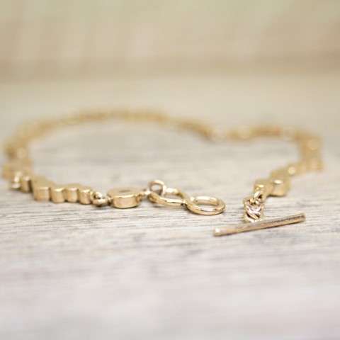 14ct Yellow Gold Bracelet - Dot Collection 14ct yellow gold Dot Collection bracelet Victoria Jarman Jewellery
